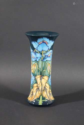 MOORCROFT VASE - BLUE RHAPSODY a modern Moorcroft vase in the Blue Rhapsody, designed by Philip