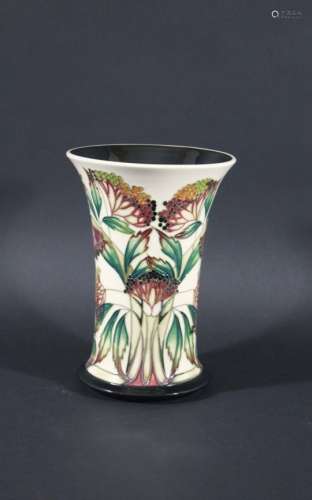 MOORCROFT VASE - ELDERBERRY a modern Moorcroft vase in the Elderberry design, designed by Philip