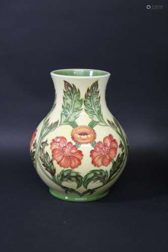 MOORCROFT CASE - FANTASIA a modern Moorcroft vase made for the Moorcroft Collectors Club in the