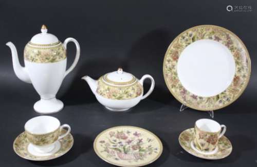 LARGE WEDGWOOD DINNER, TEA & COFFEE SERVICE - FLORAL TAPESTRY a large qty of Wedgwood Floral