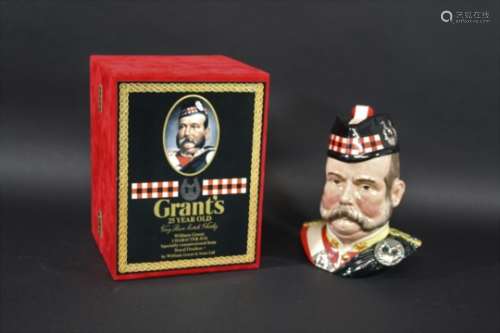 ROYAL DOULTON TOBY JUG - GRANT'S WHISKY a boxed William Grant Character Jug with 25 year old Whisky,