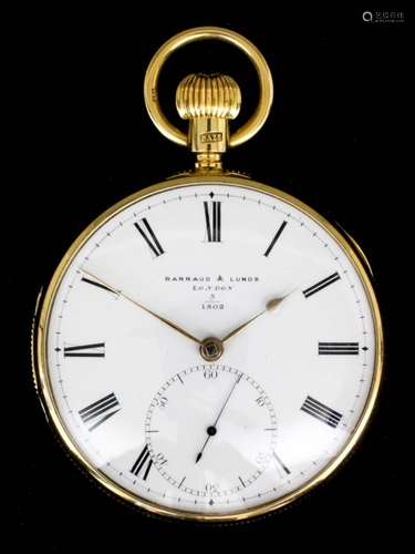 A Victorian 18ct gold consular cased pocket watch with unusual removable stem winding key, by