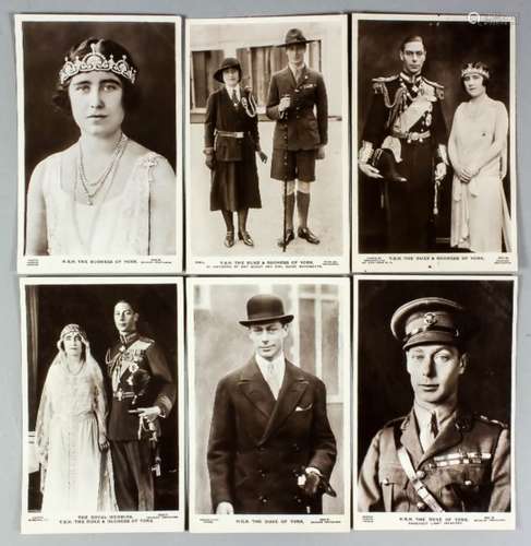 A collection of early to mid-20th Century postcards of Royal interest, including - Princess Mary,