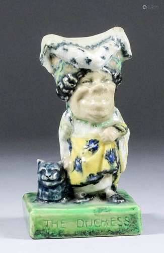 An English salt glazed stoneware model - 