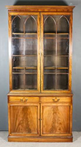A 19th Century mahogany bookcase of 