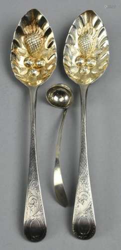 c1810 Peter Ann William Bateman Sterling Berry Spoons