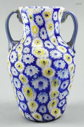 Vintage Millefiori Urn Vase