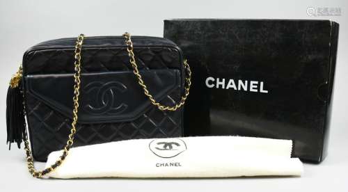 c1990 Chanel Lambskin Shoulder Bag