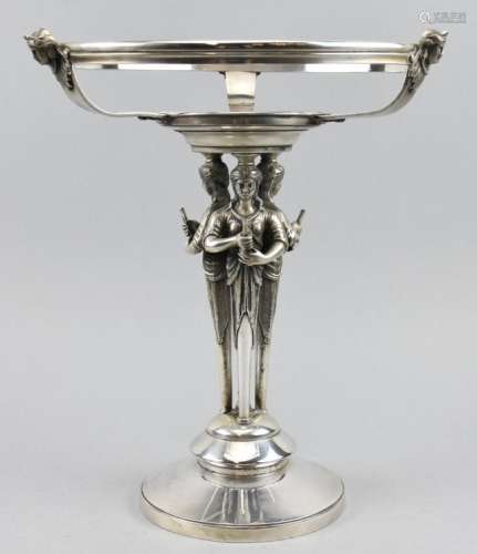 c1870 Meriden Silver Plate Figural Centerpiece