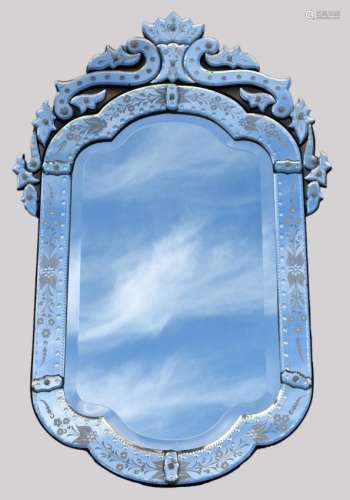 VINTAGE Large Venetian Mirror