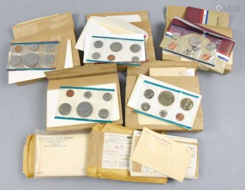 27 D and P United States Uncirculated Coin Sets