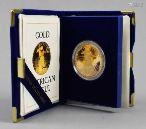 1986 $50 Gold American Eagle Coin 1oz