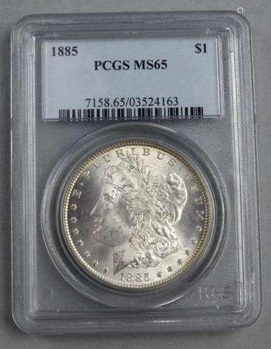 1885 Morgan MS65 PCGS Graded