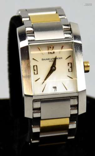 Baume & Mercier MOP Diamant 2 Tone Watch