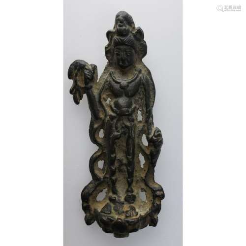 Antique Bronze Buddha 19th Century