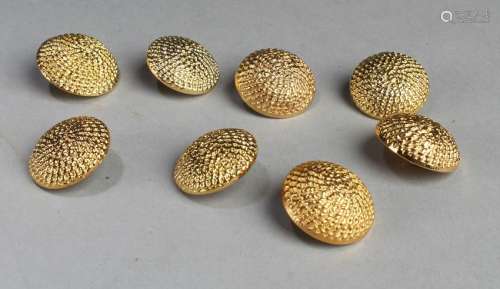 A Group of Eight Buttons