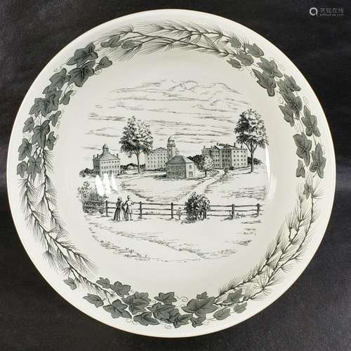 Lg Wedgwood Bowl  Bowdoin College By Elinor Truman