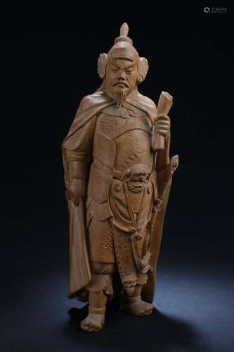 Chinese HuangYangMu Carved Statue