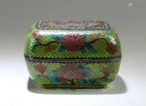 A Cloisonne Rectangular Box