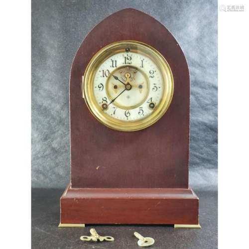 Antique Ansonia Cathedral Clock 19th Century