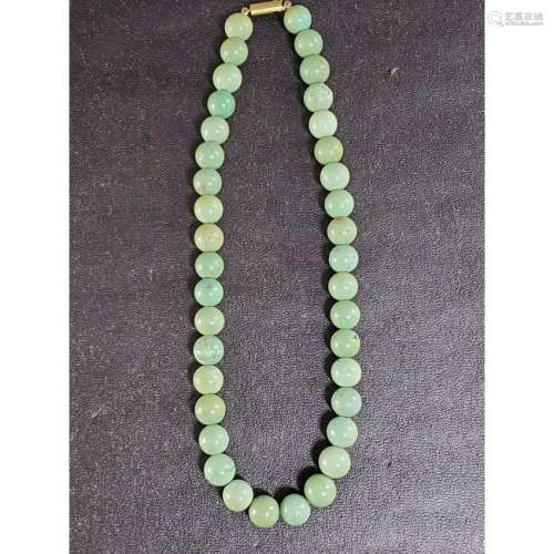 Chinese Turquoise Bead Necklace