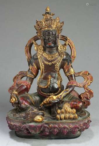 Chinese Bronze Bodhisattva Statue