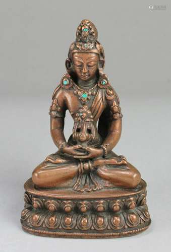 Chinese Bronze Bodhisattva Statue