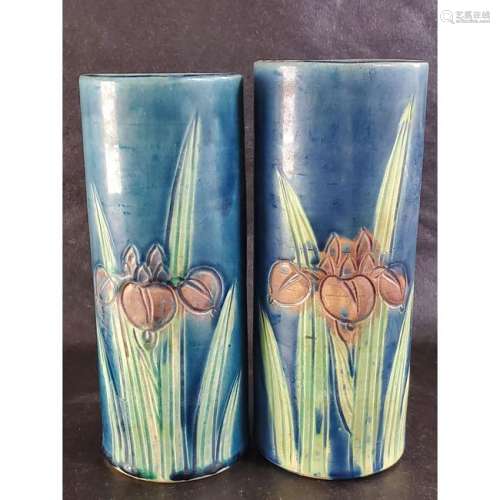 Pr Of Art Deco Vases 1900-20