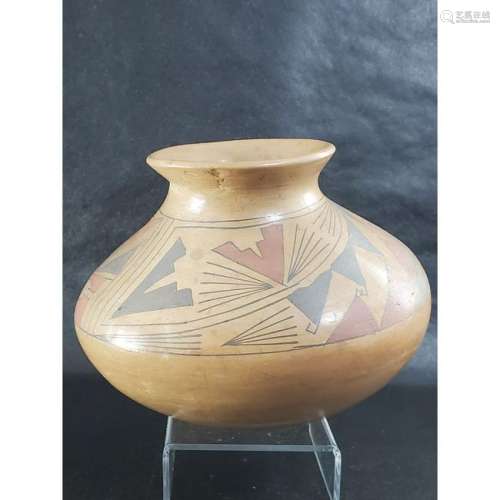 Native American Pottery Pot Polychrome Paint