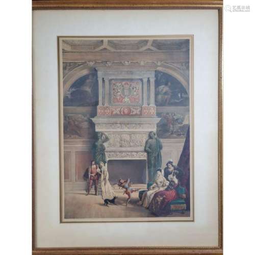 19th Century French Hand Colored Lithograph #3