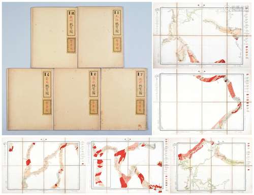 民国六年（1917年）制印江西南昌、九江、赣州，福建邵武、漳水地质图各一张，共五张