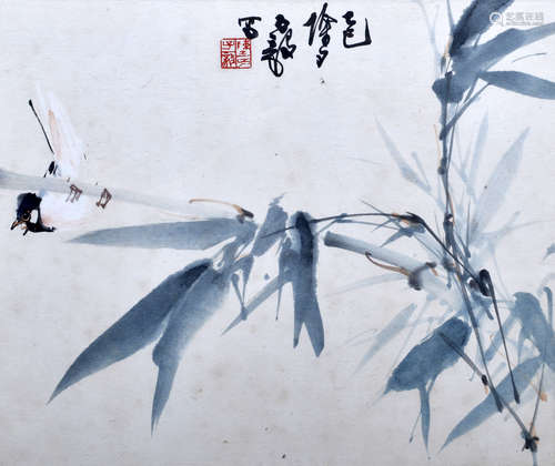 陳子毅 花鳥(帶框）