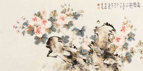 贾广健（b.1964） 2008年作 宋人诗意图 镜心 设色纸本