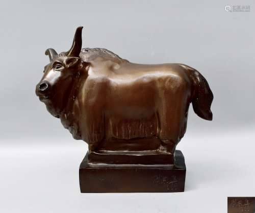 刘开渠（1904～1993） 牛 雕塑