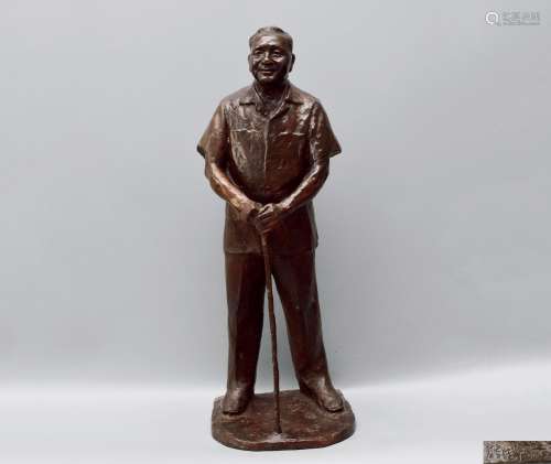张德华（1931～2005） 邓小平像 雕塑