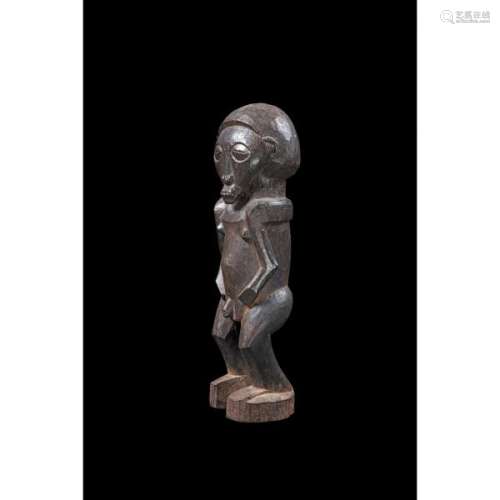Statue Sikasingo-Bembe, République Démocratique du Congo, H 32 cm, Bois, Provenance [...]