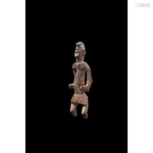 Statue Jukun, Nigéria, H 33 cm, Bois, Provenance : Collection particulière [...]