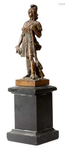 After Pierre-Jean David, also known as David D'Angers (French 1788-1856). A late 19th century bronze