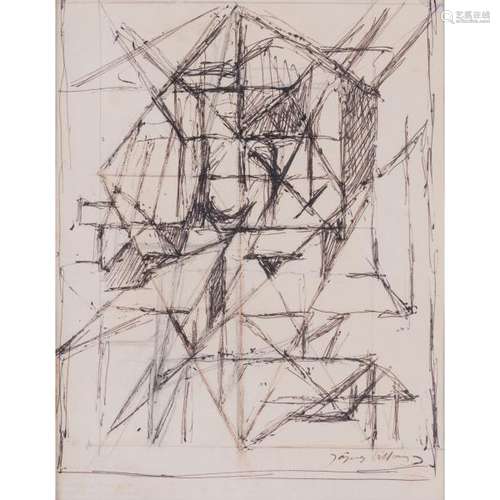 Jacques Villon (1875-1963), Dessin préparatoire pour 'Délivrance ou comme il vous [...]