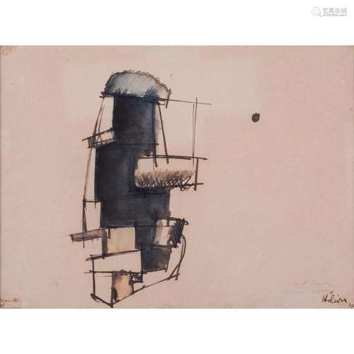 Jean Hélion (1904-1987), Sans titre, 1935-1937, Encre de chine et aquarelle sur [...]