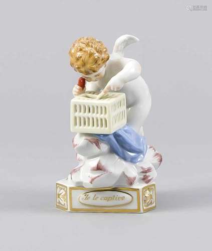 Amorette. Meissen, Marke nach 1934, 1. W. Entwurf Michel Victor Acier im Jahr 1777,Modellnr. F 15