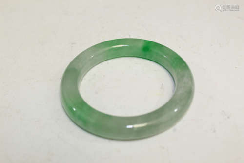 Chinese jadeite bangle.