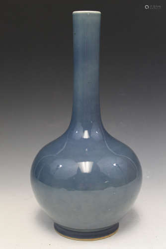 Chinese Clair de lune porcelain vase, Kangxi mark.