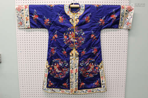 Chinese embroidery silk jacket