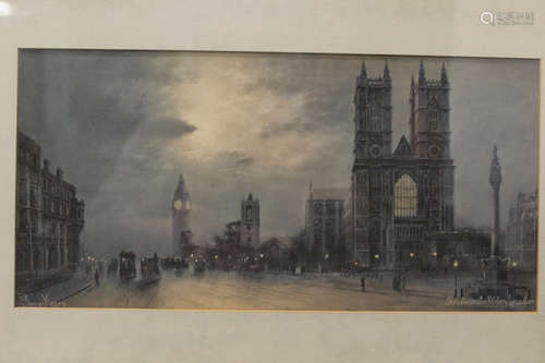 Westminster Abbey, London. Elmer Keene (1853-19929).