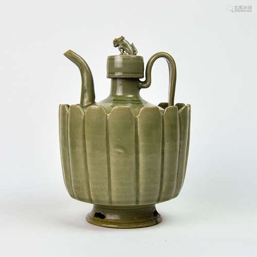 A Chinese Celadon Glazed Porcelain Water Pot