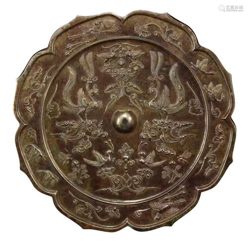 A Chinese Bronze Mirror