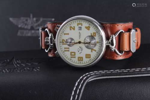 Poljot Russian gents chronograph wristwatch in an 