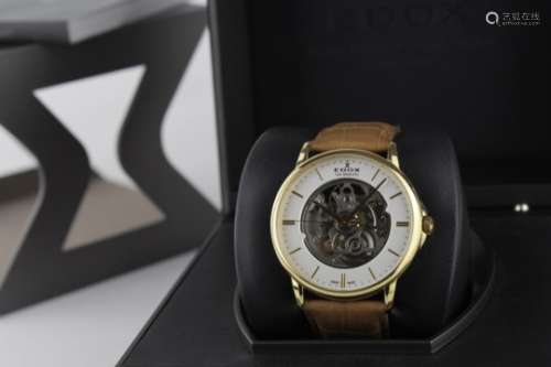 Gents Edox Les Bémonts automatic wristwatch, ref 85300, purchased 30/10/2018. As new with box and