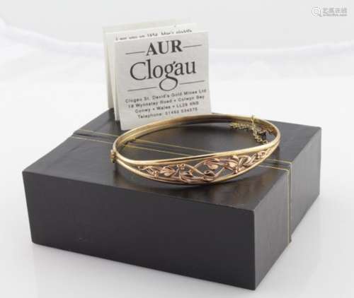 9ct Clogau gold Bangle, weight 12g